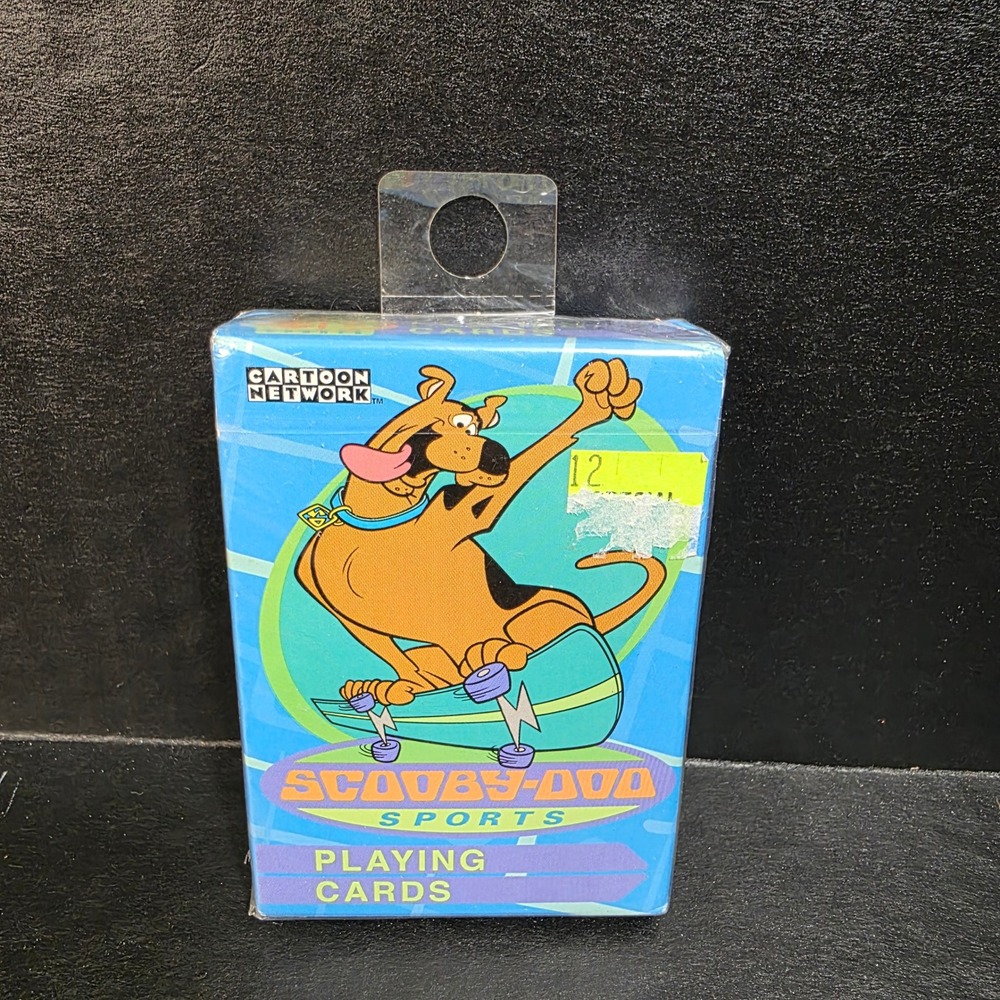 Vintage Cartoon Network Scooby-Doo Sports Playing Cards Blue 2005 Sealed NOS